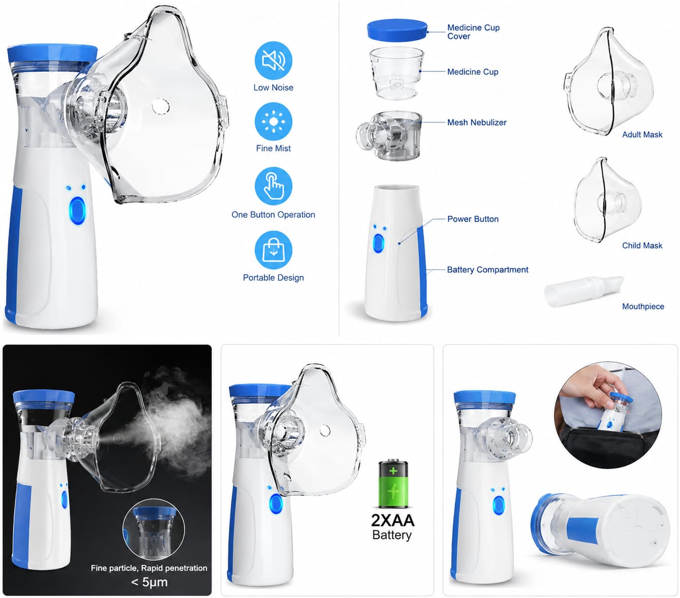 Portable Mesh Nebulizer