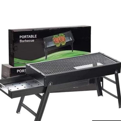 Folding Portable Barbeque Bbq Grill Set For Outdoor And Home